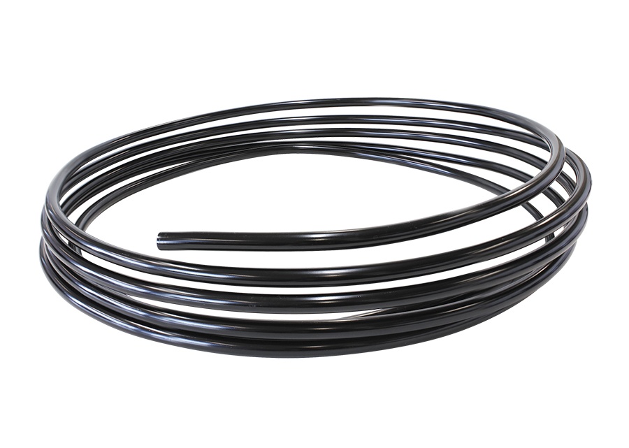 Aeroflow Aluminium Fuel Line 1/4 (6.35mm) 25ft (7.6m) Length Roll,  AF66-2998BLK