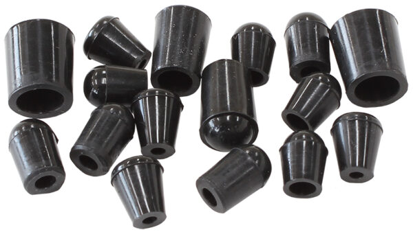 AEROFLOW AF9291-016-01 - Vacuum Blank Off Plugs, Black (16 Pieces)