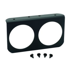 AUTOMETER 2 5/8 Inch Aluminium Dual Gauge Mounting Panel, Black