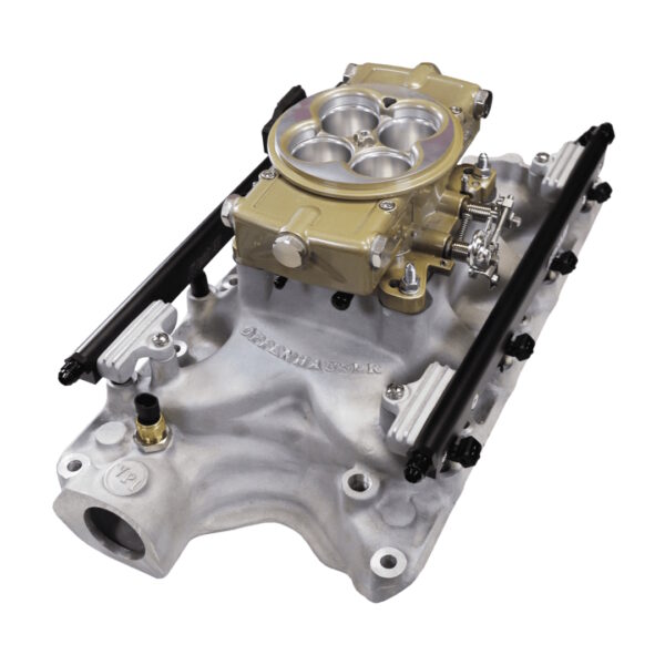 FITECH Ultra Port 750 Horsepower S B F, Offenhauser V P I, Port EFI System, Classic Gold Throttle Body,3 Bar T M A P