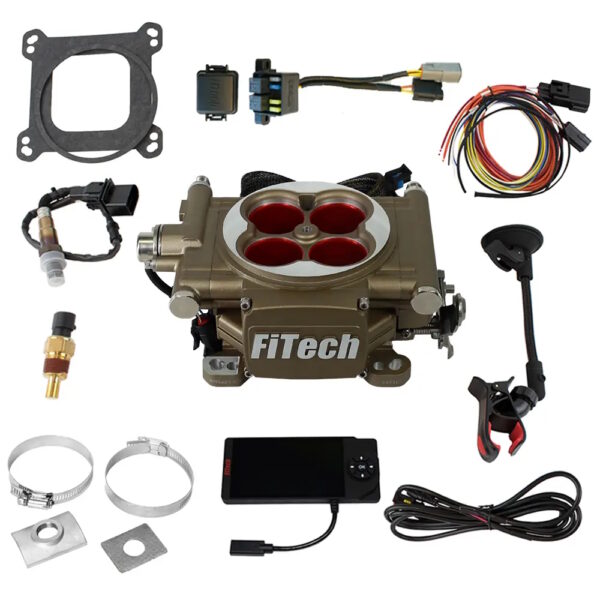 FITECH Go Street E F I 400 Horsepower Electronic Fuel Injection System, Cast Finish, Exploded View