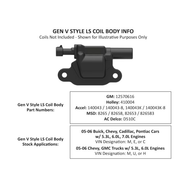 HOLLEY Two Piece Finned Alloy Valve Rocker Cover, L S 1, L S 2, L S 3, L S 6 and L S 7 engines, Polished Aluminium - Gen V Coil Data