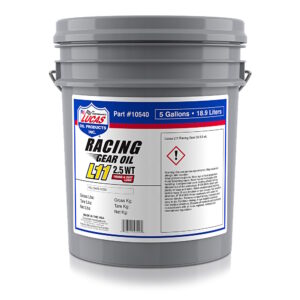 LUCAS L11 2.5WT Racing Gear Oil Workshop Pail 40 lbs 18 k g