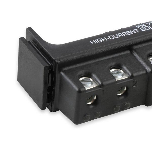 M S D 7-20 Volt 140 Amp High Current Solid State Relay Block, 4 x 35 Amps, Black - Terminal