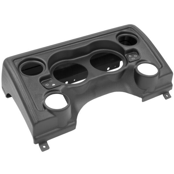 AUTOMETER Direct Fit 6 Gauge Mount Dash Panel for Jeep Wrangler T J - Angled View