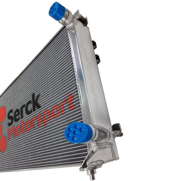 SERCK Performance Aluminium Radiator (with Integral Oil Cooler) for Audi C 5, R S 6 Quattro with 4.2 Litre V8 Engine - Water Connections