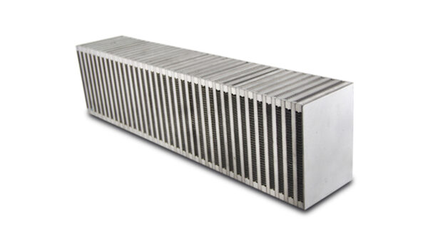 VIBRANT Vertical Bar & Plate Air to Air Intercooler Core: 610x152x114mm