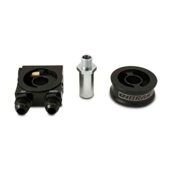 VIBRANT PERFORMANCE Universal Thermostatic Oil Cooler Sandwich Adapter Kit - Exploded Image